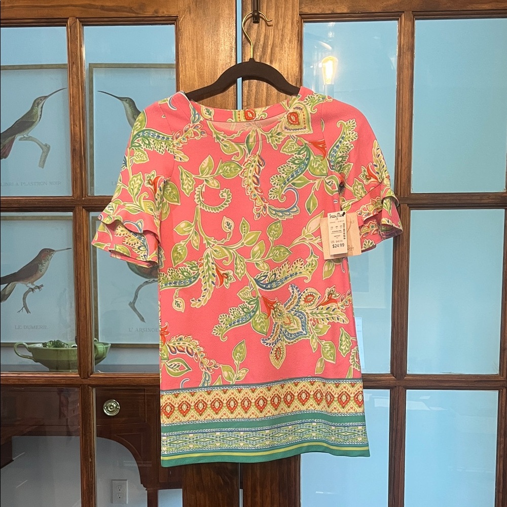 Pappagallo Mini Erika Dress - Paradise Pink Multi